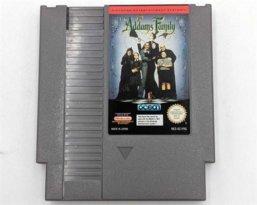 The Addams Family - Original Æske - FRG - NES Spil (C Grade) (Genbrug)